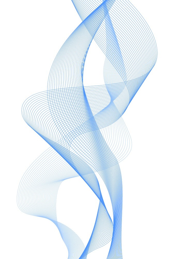 Blue abstract waves.