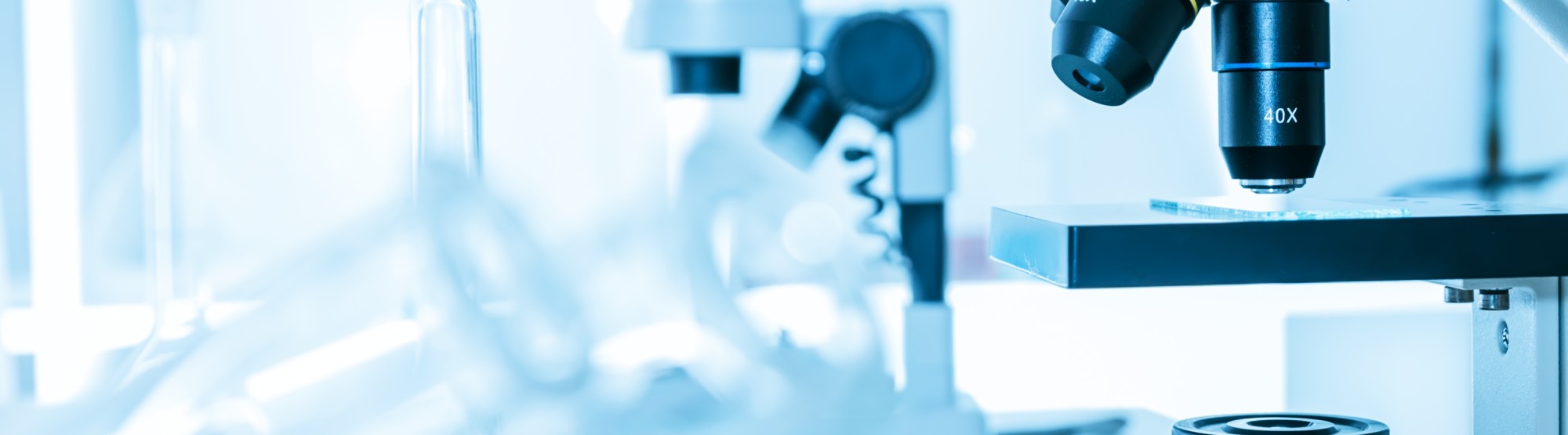 A close up photo of laboratory equipment.