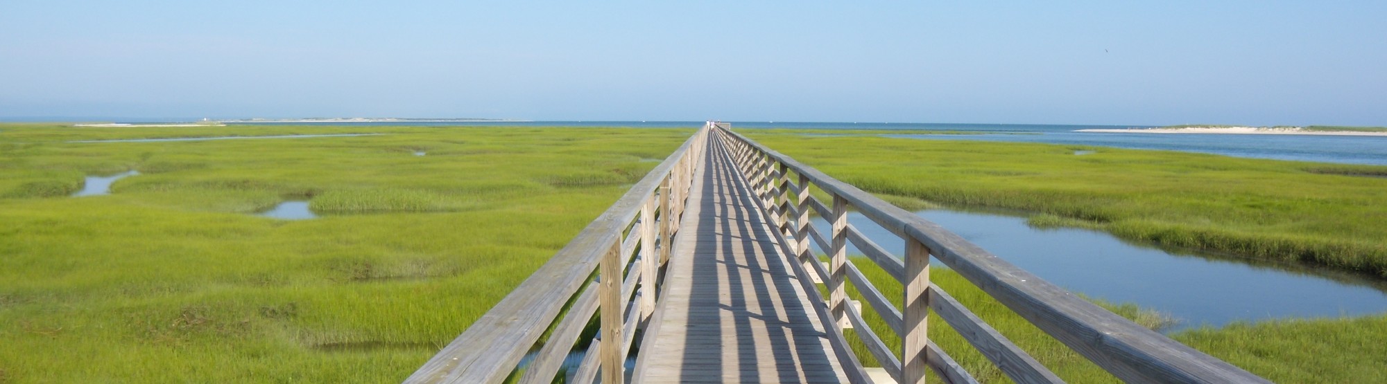 A bridge crossing water.
