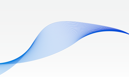 Blue abstract sound waves.